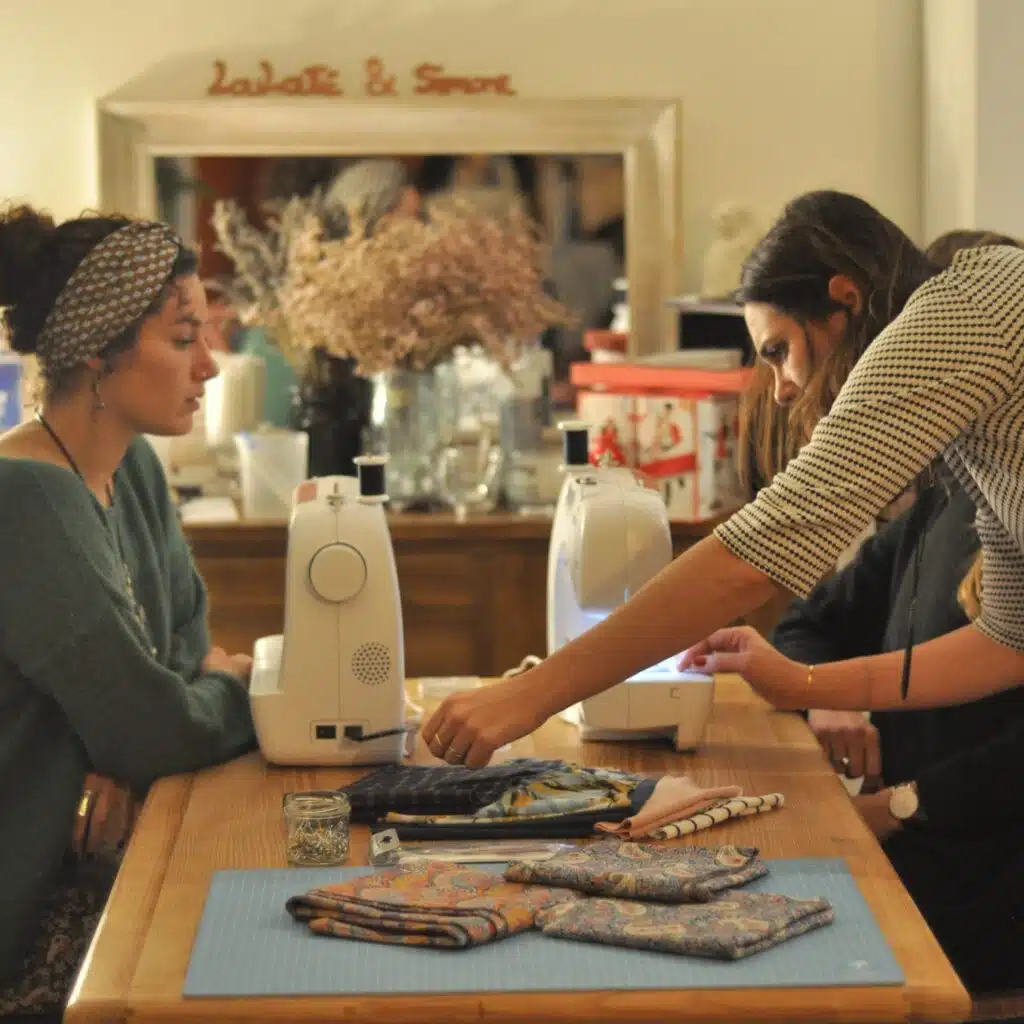cours de couture avec Marie ateliers créatifs