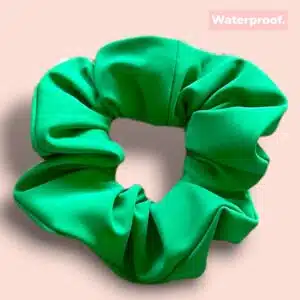 Chouchou “Sirène” – Waterproof – Vert herbe