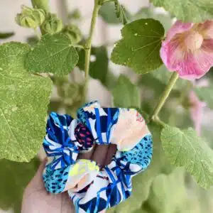 Chouchou “Sirène” – Waterproof – Tropique coloré