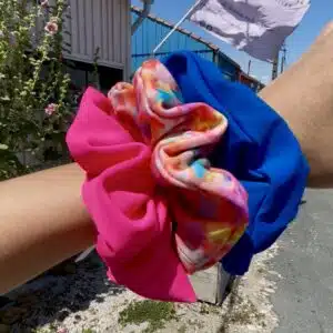 Chouchou “Sirène” – Waterproof – Gummystar rose et violet