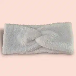 Bandeau “Teddy” – Blanc neige